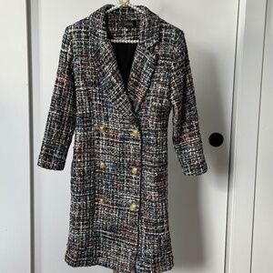 Alexia Admor Selene Tweed Double Breasted Jacket Dress